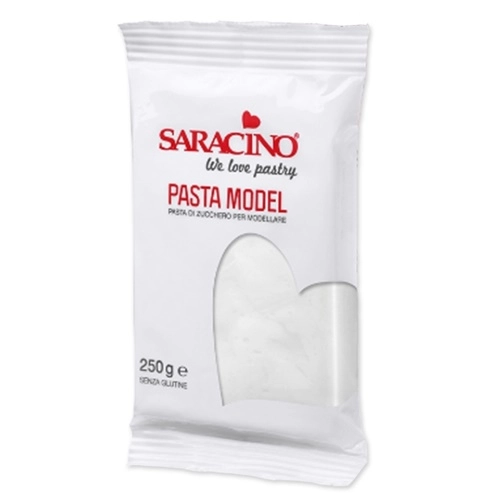 Masa cukrowa Saracino biała 250g lukier plastyczny do modelowania figurek
